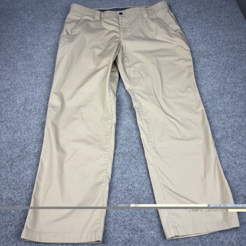 CQR Pants Womens 18 Long Khaki Tactical Hiking Outdoor Stretch Lightweight Tan